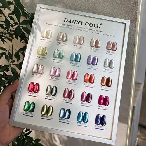 9Dキャッツアイジェルネイル 35色セット カラーボード付き - マグネットジェルネイル UV/LED対応