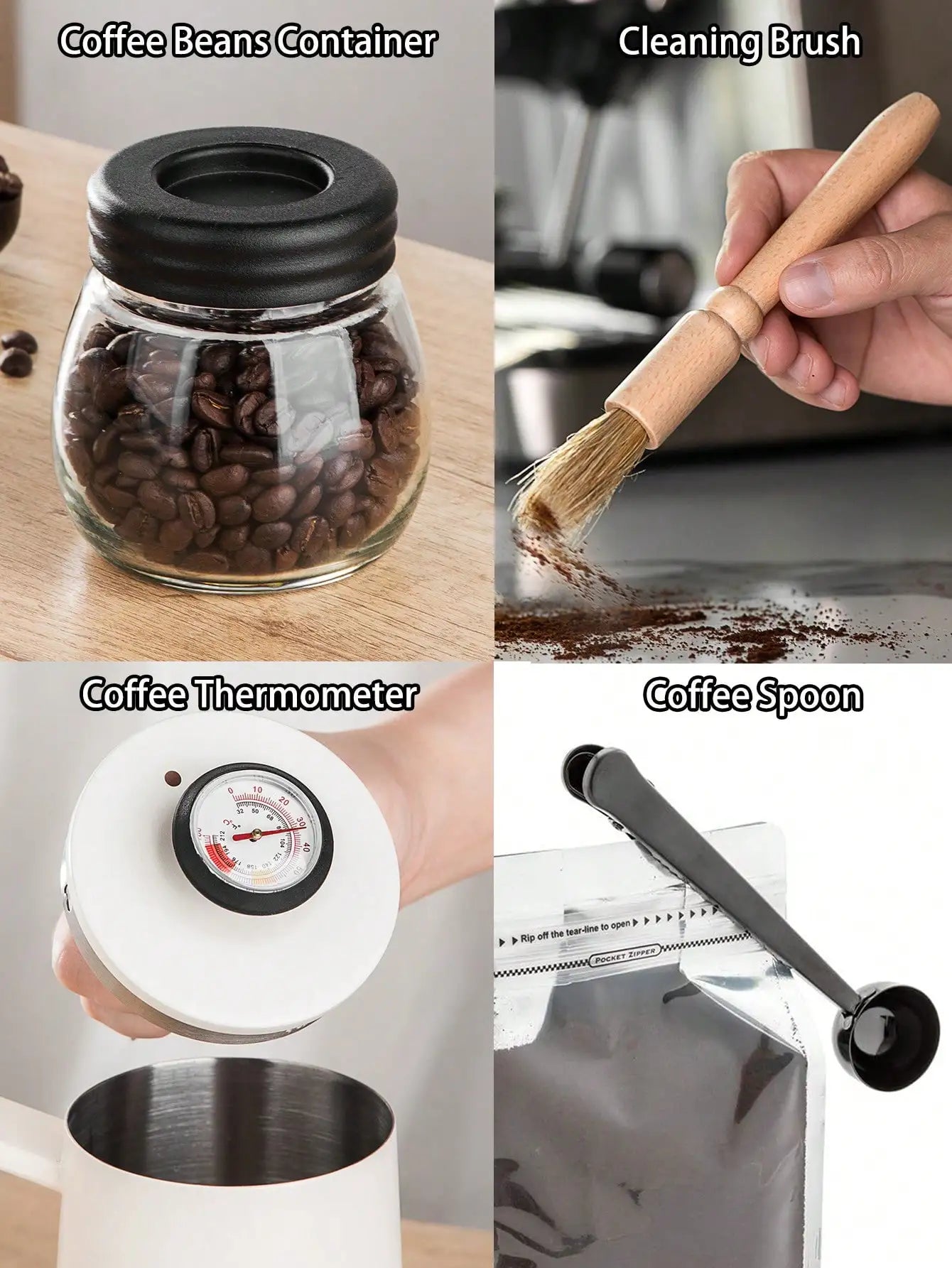 ポアオーバーコーヒーメーカーセット 9点 - トラベル用コーヒースターターキット