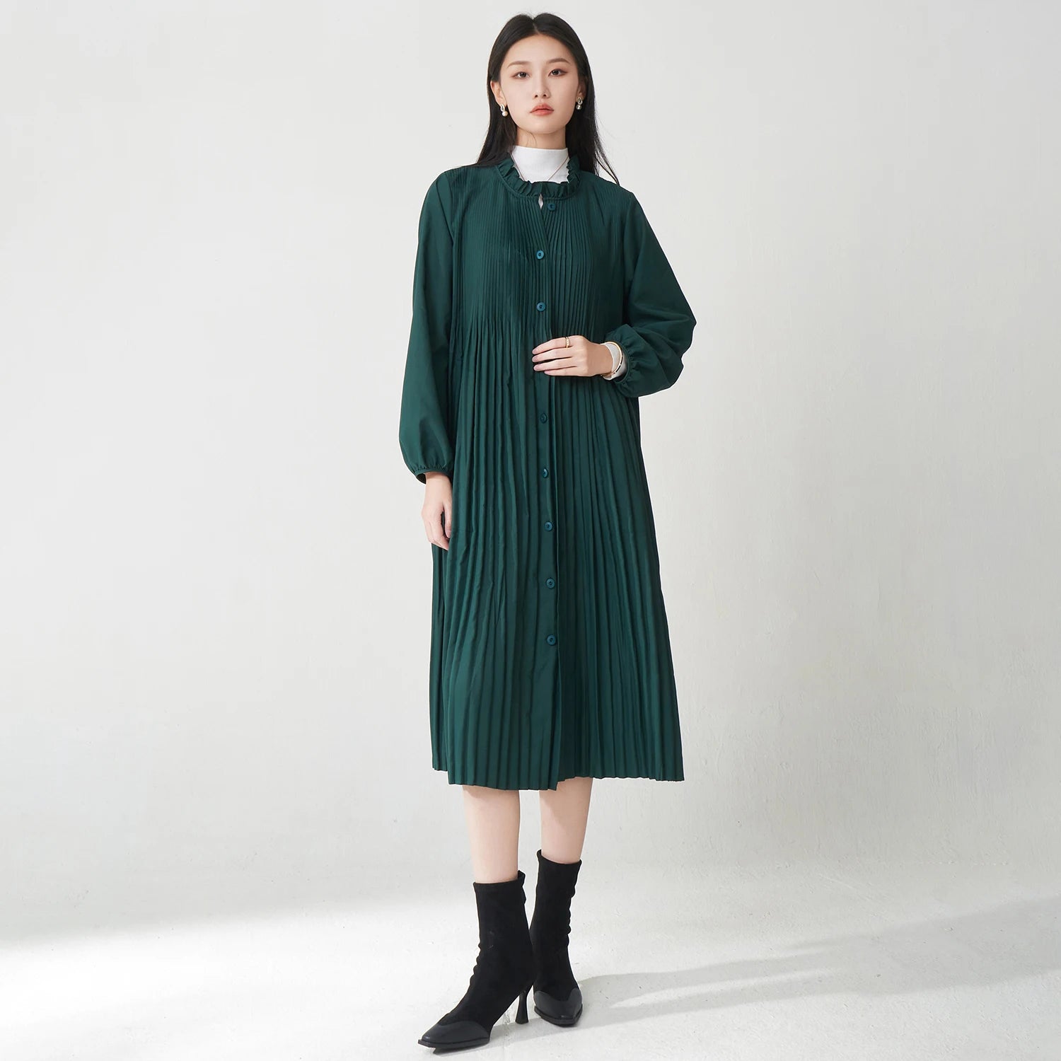 レディース ウィンドブレーカー 秋冬 カーディガンコート 英国風 無地 ジャケット