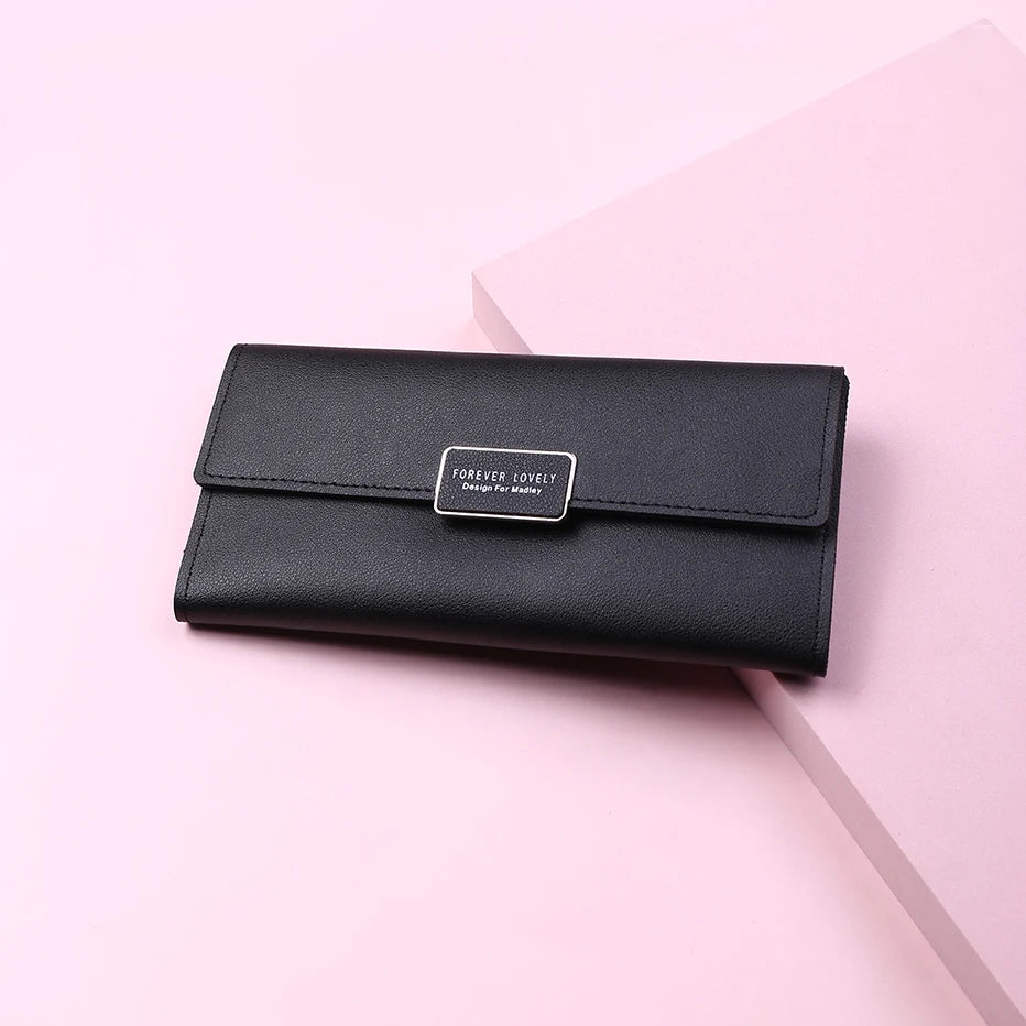 レディース 長財布 レザー ハスプ留め スマホ収納 クラッチ カードホルダー