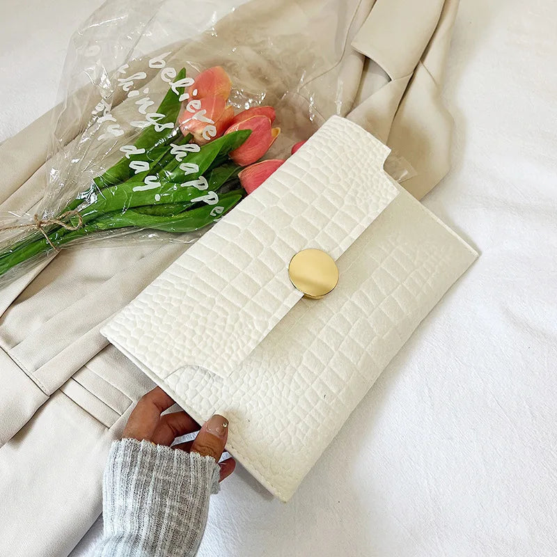 レディース フェルト財布 コインパース 大容量 エンベロープ型 無地 キャンディカラー ハンドバッグ