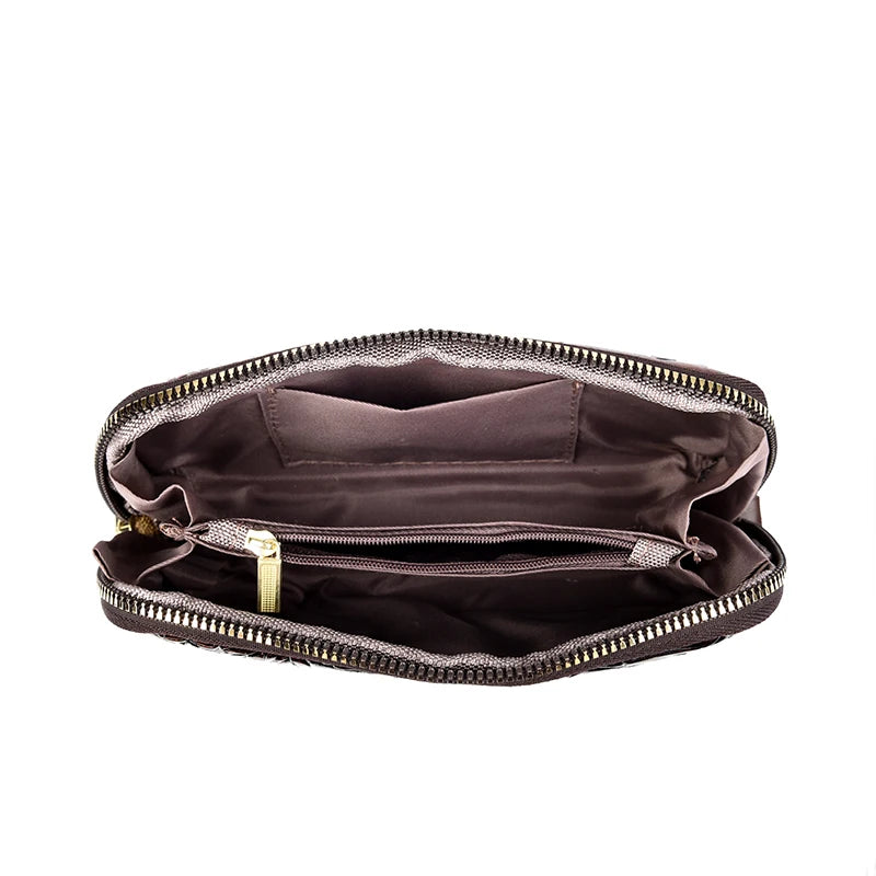 レディース 長財布 リストレット付き スマホ収納 クラッチバッグ カードホルダー ジッパー