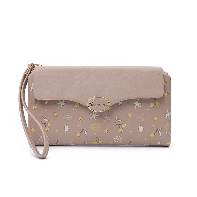 大人かわいい カートゥーン柄 長財布（リストレット付き）｜全6色