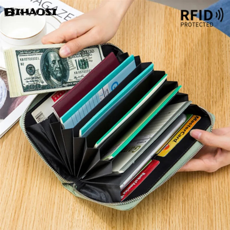 レディース 本革 長財布 オルガン式 パスポートケース 通帳ケース コインパース クラッチバッグ